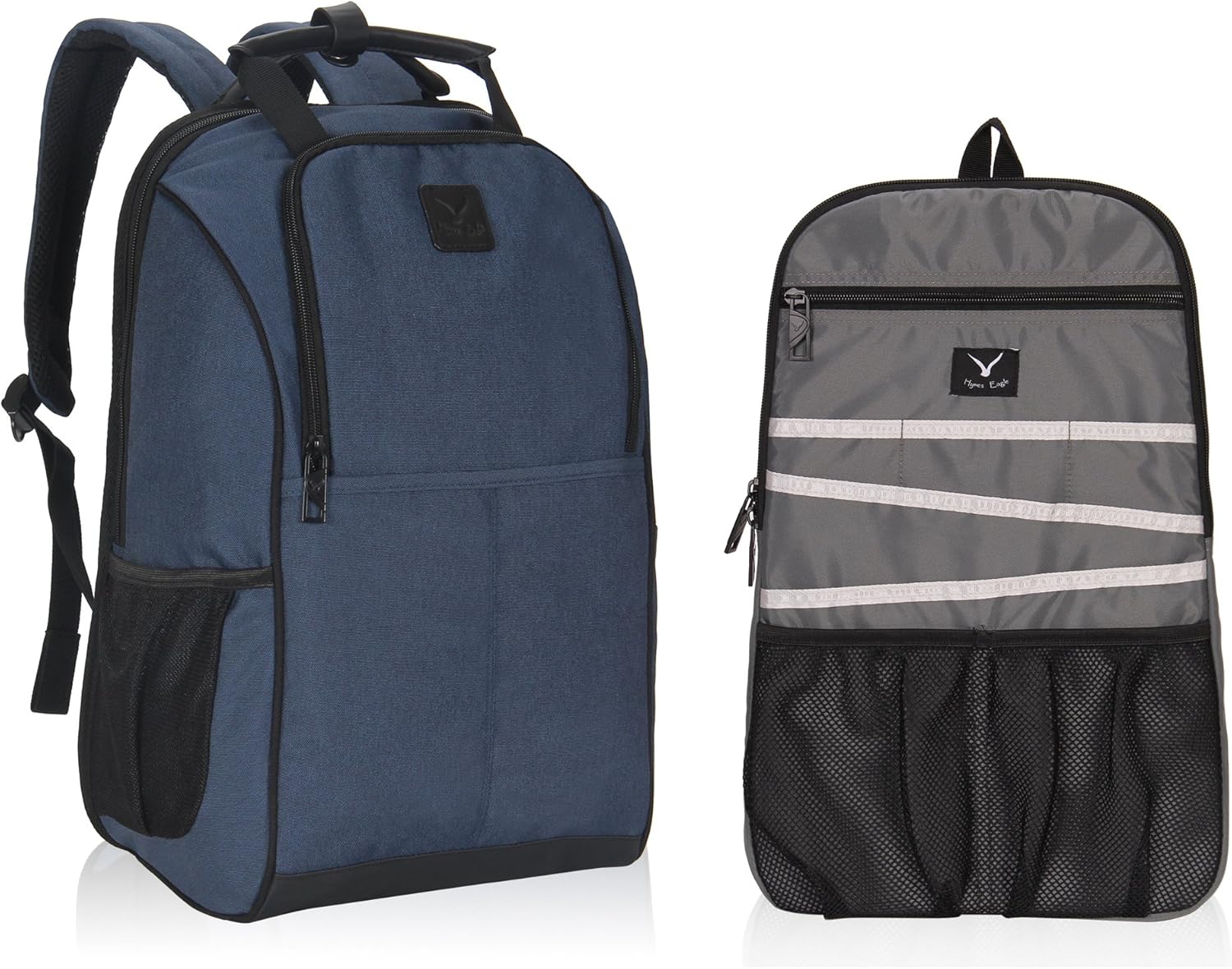 Travel Max Laptop Backpack & Insert Organizer, 2 in 1 Business College School Daypack Bag, 14 Inch Laptop Backpack for Men Women (Dark Blue)