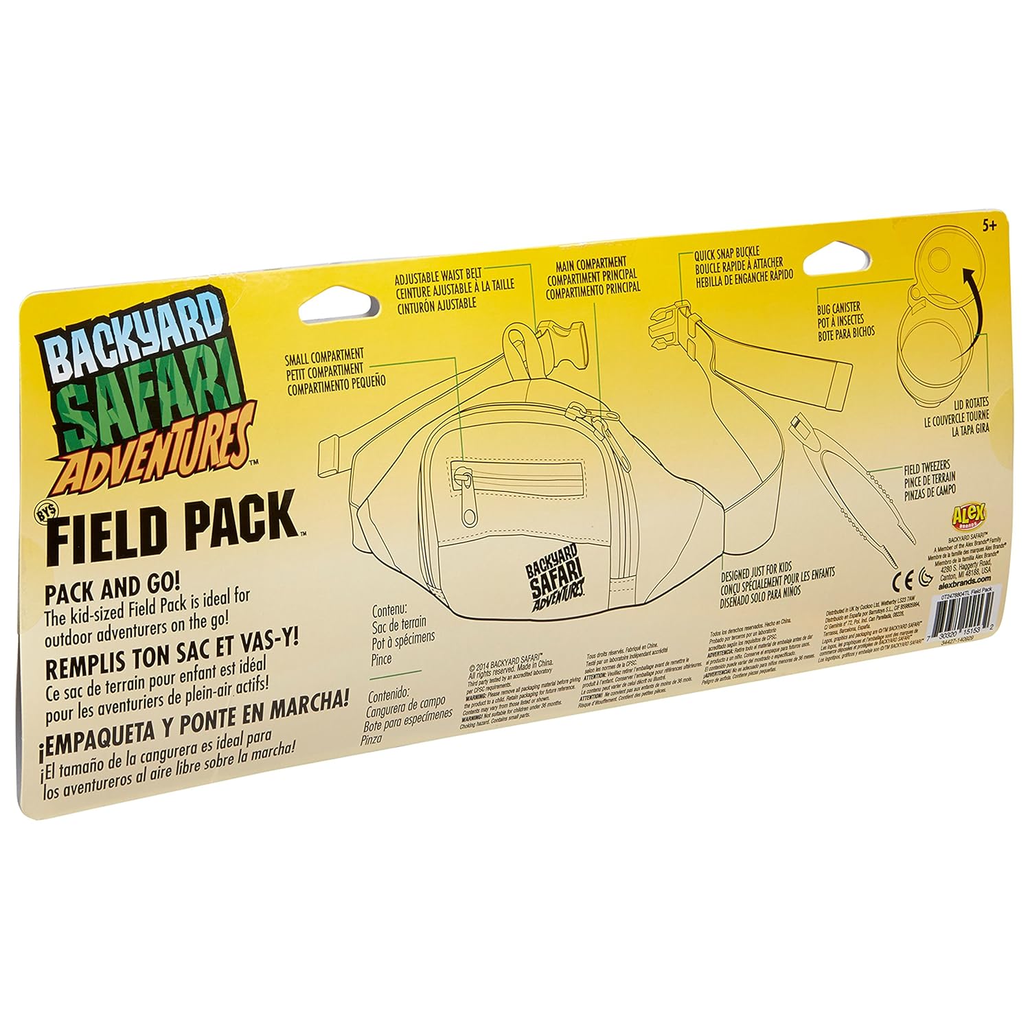 Amazoncom Backyard Safari Field Pack Toys Games