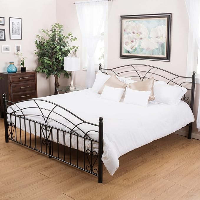 Christopher Knight Home Edsel Cal King Size Black Finish