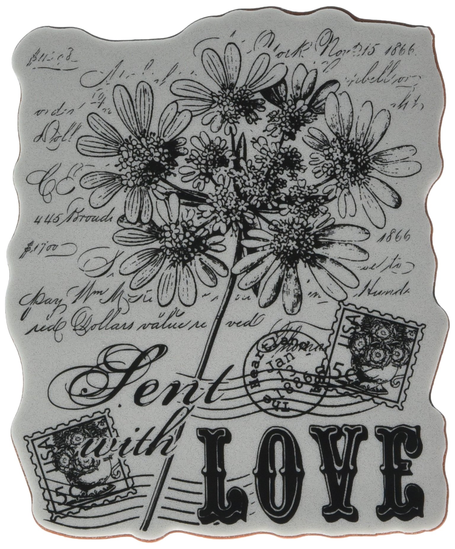 Penny Black 40-140 Sent with Love Cling Rubber Stamp