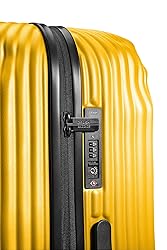 CRASH BAGGAGE Stripe Suitcase | Yellow | 36L