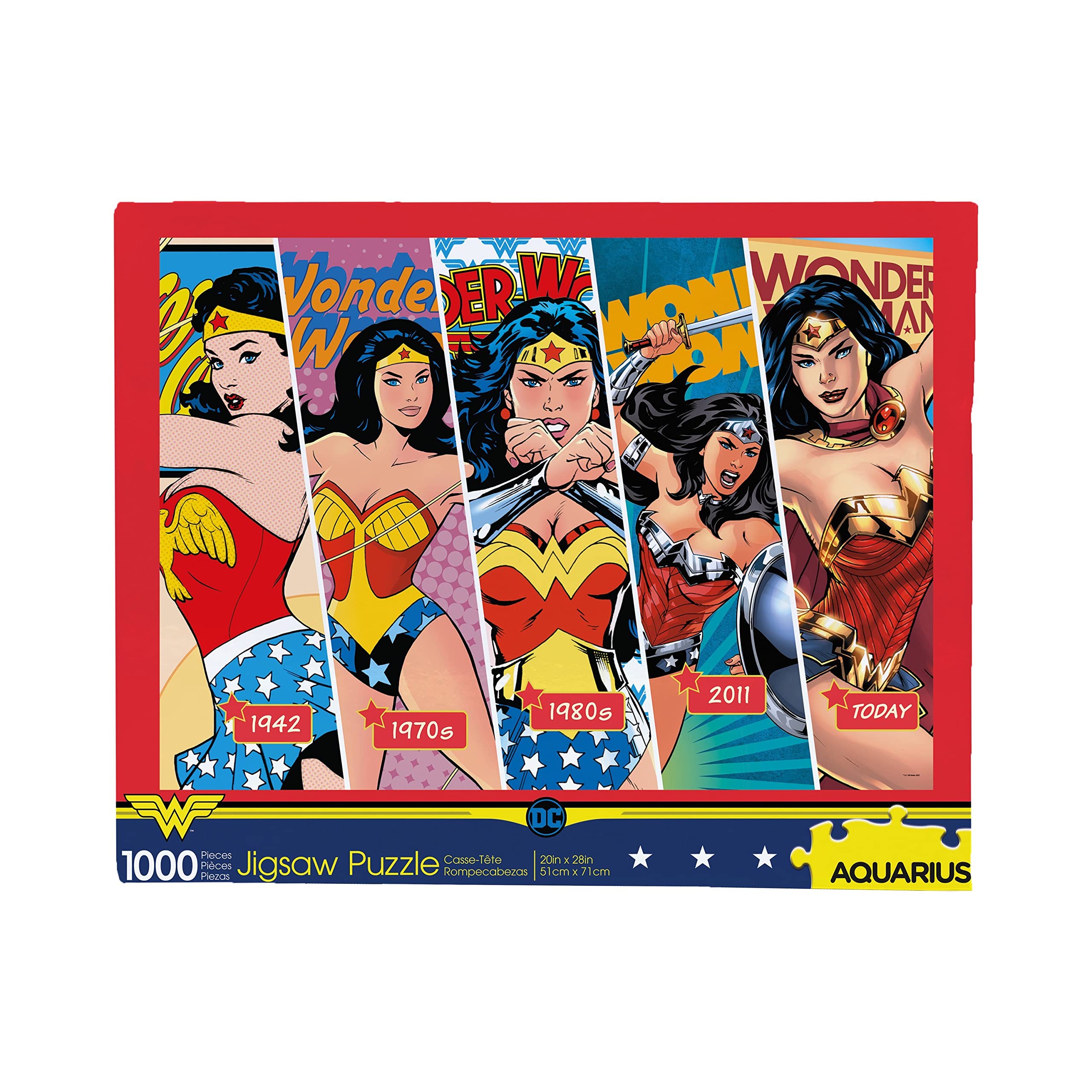 Wonder Woman Timeline 1000pc Jigsaw Puzzle 710mm x 510mm (nm)