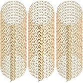 60 Pieces Charm Bracelet Bulk, 7.87 Inch Bracelet Chain with OT Toggle Clasp, Gold Charm Bracelets Chain for Jewelry Making, Stainless Steel Link Chains for Women DIY Jewelry Bracelets Making Crafts