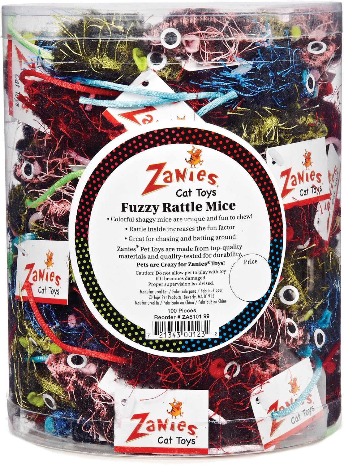 zanies rattle mice