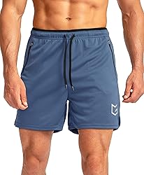 G Gradual Men's Running Shorts with Zipper Pockets