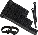 ARMIZ 120x Reusable Cable Ties Adjustable 3 Sizes Nylon Fabric 12mm x