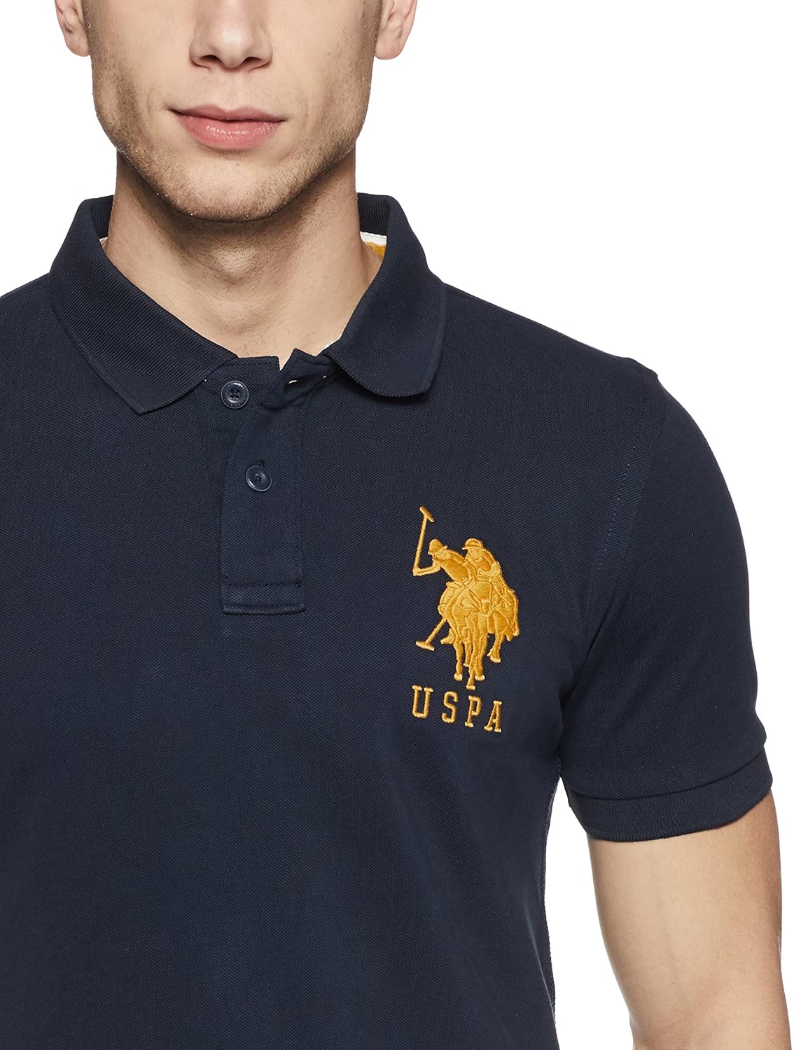 us polo association men's solid regular fit polo