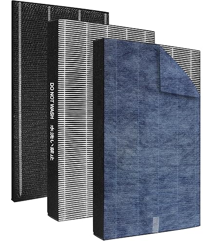 LRFDRESS Filtro HEPA genuino de repuesto para Sharp UA-HD40U-L UA-HD50E-L Filtro purificador de aire con filtro humidificador # UZ-HD4HF / UZ-HD4DF / UZ-HD6MF KC-D50 KC-E50 KC-F50 KC-G50 KI-GS50