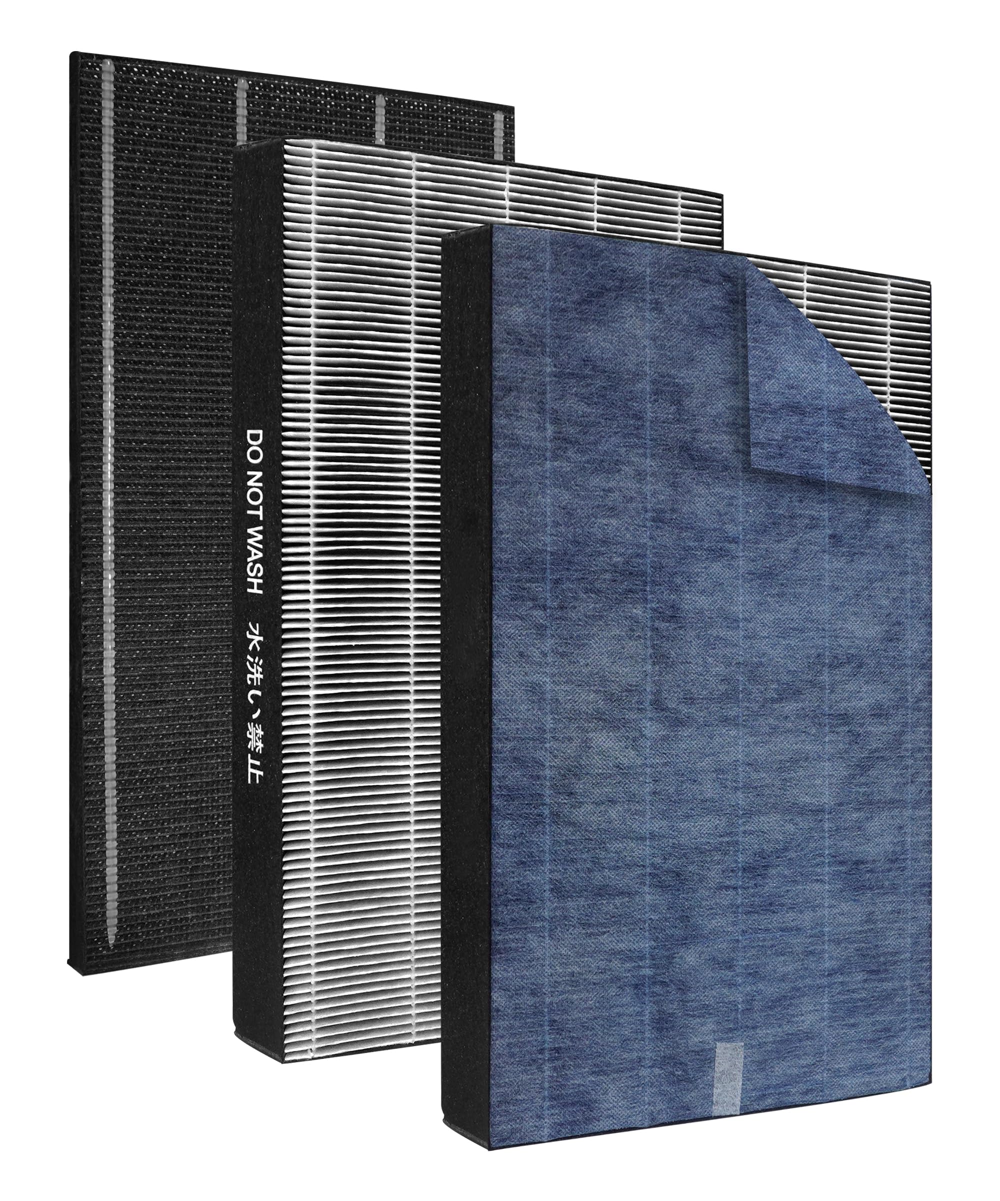 Photo 1 of ***ONLY 1*** Popurure KC850U Replacement Filter Compatible With Sharp KC-850U Air Purifier, Part # FZ-C100HFU, With 2 HEPA filters and 1 FZ-C100DFU Activated carbon filter