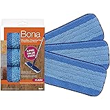 Bona Microfiber Cleaning Pad, for Hardwood and Hard-Surface Floors, fits Bona Family of Mops, 3 Pack