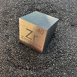 Zirconium Cube - Metal Element Cubes - Laser