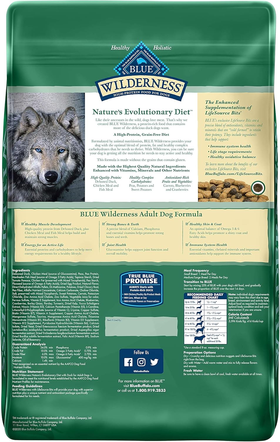 wilderness duck dog food