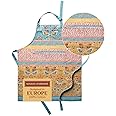 Maison d' Hermine 100% Cotton Kitchen Apron with an Adjustable Neck with Long Ties for Women Men Chef