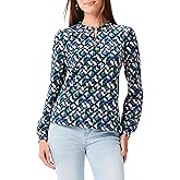 NIC+ZOE Womens Geo Waves Top