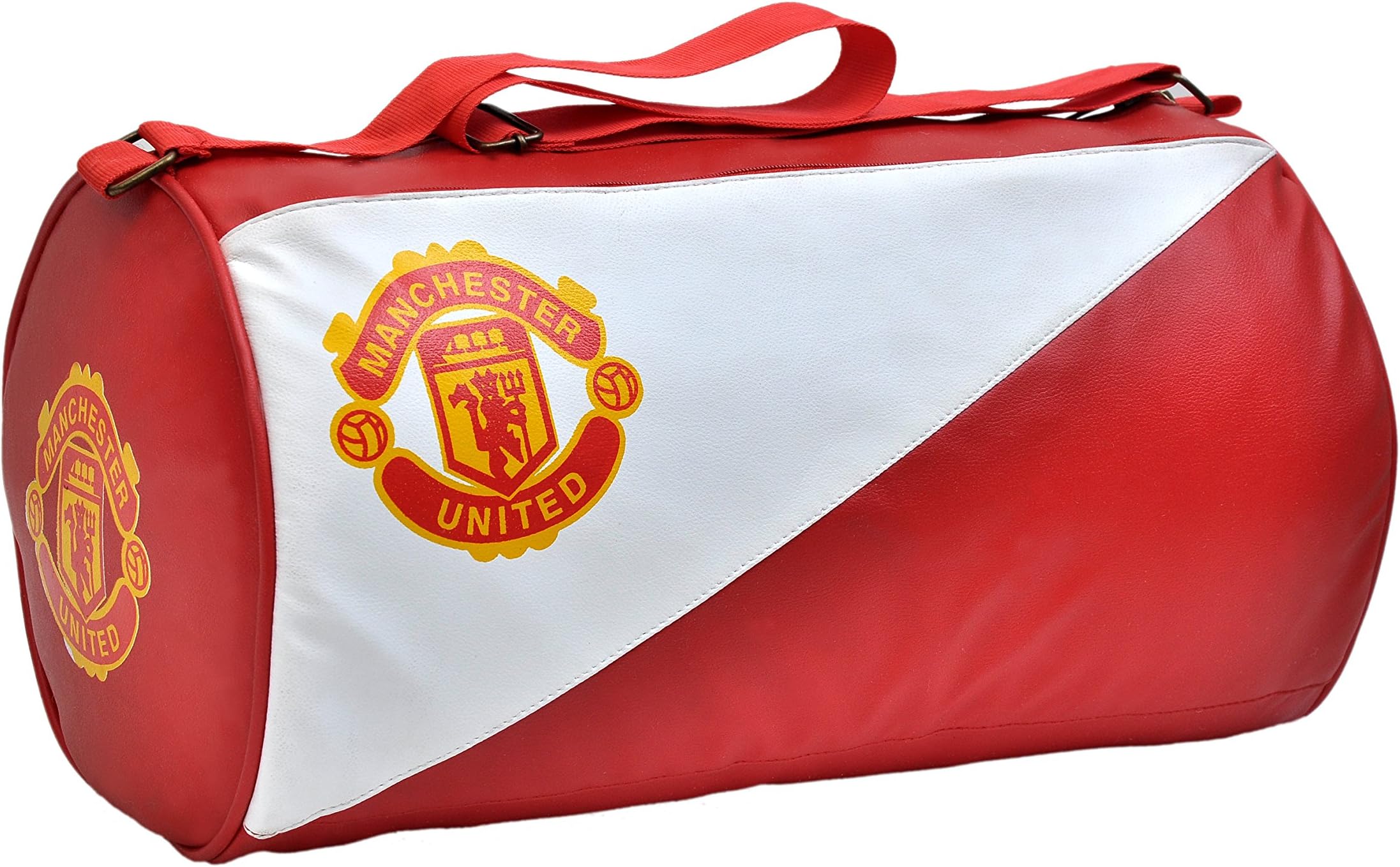 CP Bigbasket Leather Rite Gym Bag, Sport Bag, Travel Bag (Red) (17x10x10 Inch)
