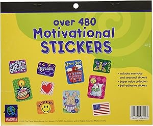 Eureka Jumbo Motivational Sticker Set Back to School Supplies, 480+ pcs.