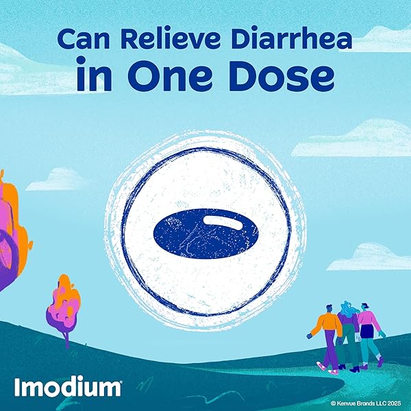 IMODIUM A-D FAST-ACTING ANTI-DIARRHEAL SOFTGELS, LOPERAMIDE HCL 2 MG, TRAVEL ESSENTIAL DIARRHEA RELIEF MEDICINE FOR ADULTS, 24 COUNT, ANTI DIARRHEA PILLS,EASY TO SWALLOW, FOR AGES 12+