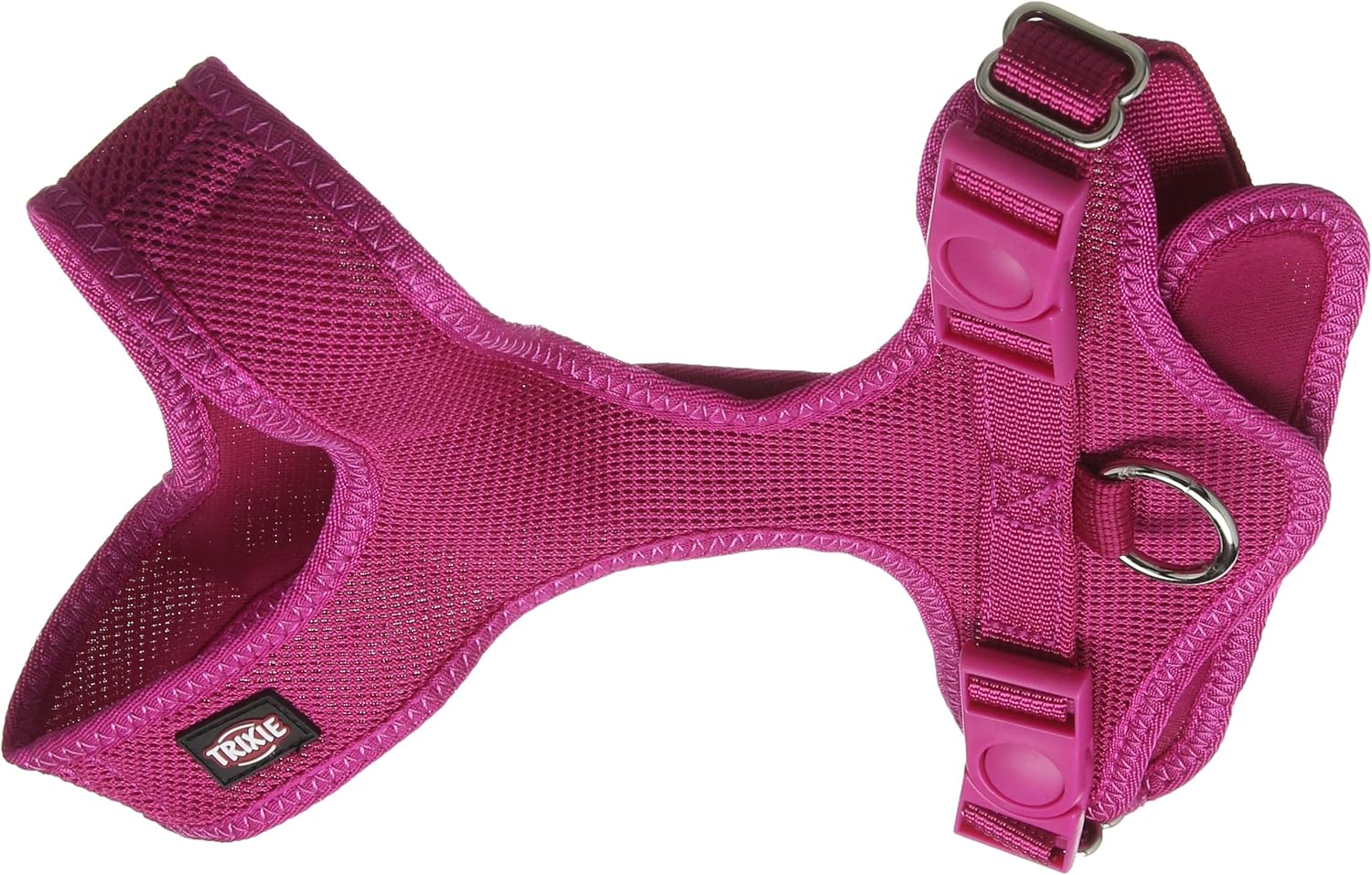 Trixie Soft Dog Harness, 33 - 50 cm x 20 mm, Fuchsia, 33-50 cm/20 mm (Pack of 1)