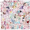 100Pcs Axolotl Stickers, Cute Reptiles Stickers, Vinyl Waterproof Stickers Pack Decals or Laptop Water Bottles Bike Skateboar
