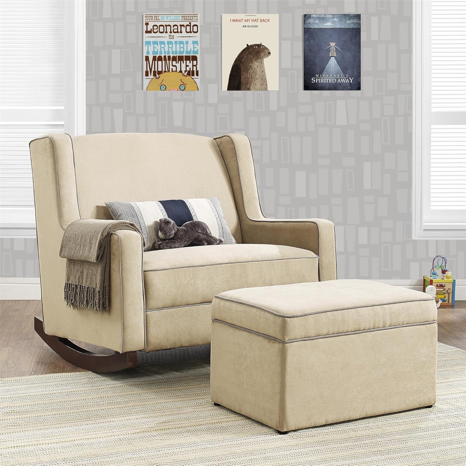 double nursery rocker