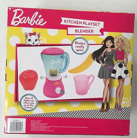 barbie kitchen playset mixer
