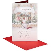 American Greetings Weihnachtskarte Mit Ornament – Special Season, Mit Goldfolie, 13,3x21 Cm, Inkl. Umschlag