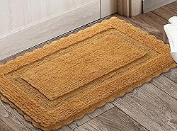 Cotton Crochet Bathmat with Antiskid 21x34