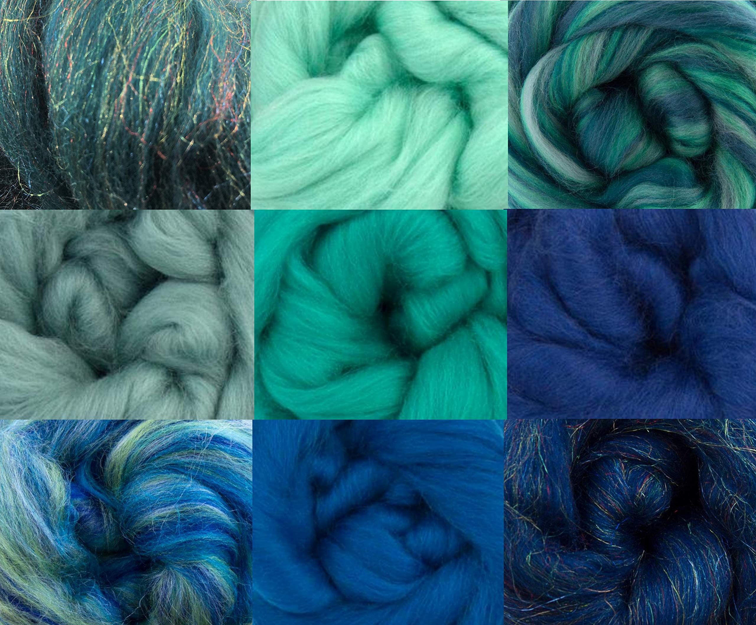 ARZER Merino Wool Tops - Ocean Pack of 9