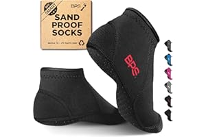 BPS ‘Aqua Series’ 3mm Neoprene Water Socks for Sand, Beach, Soccer, Volleyball, Wetsuit Booties
