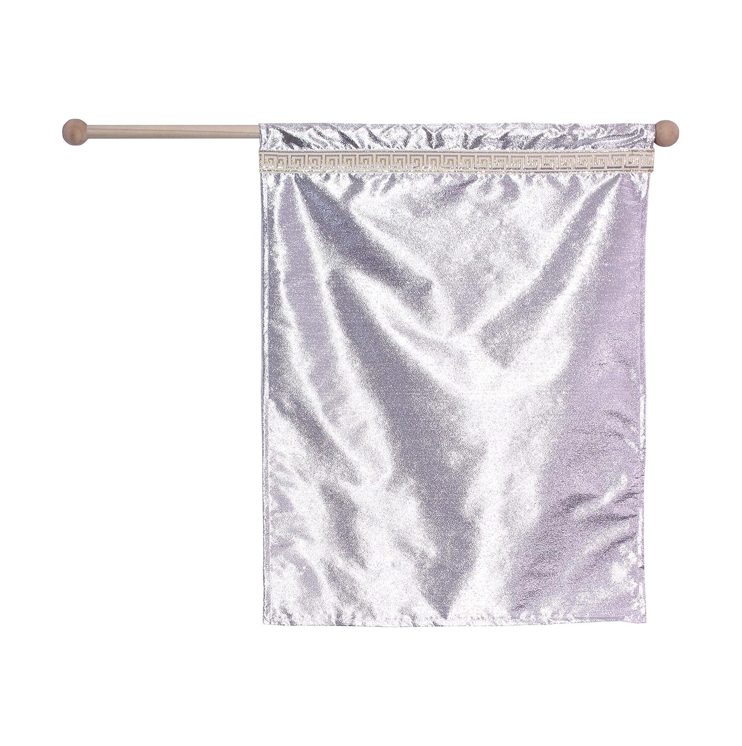 Amazon Com Small Silver Flag Dance Praise Worship Church Flag