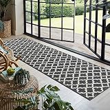 SHACOS Extra Long Hallway Runner Rug 60x300 cm Non Slip Washable Black view 5
