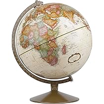 Replogle Globes Franklin World Globe, Antique Ocean, 12-Inch