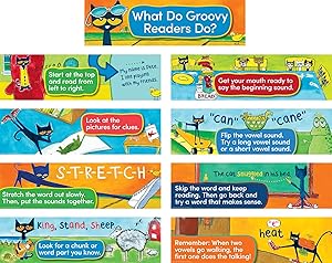 Pete The Cat Reading Strategies Mini Bulletin Board