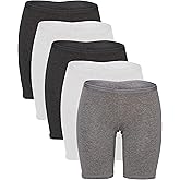 B2BODY Women's Regular & Plus Size Stretch Cotton Long Leg 6.5" Boyshort Briefs