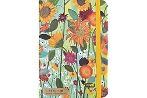 2026 Sunflower Dreams Weekly Planner (16 months, Sept 2025 to Dec 2026)