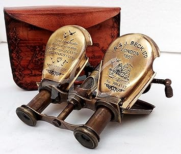 brass binoculars