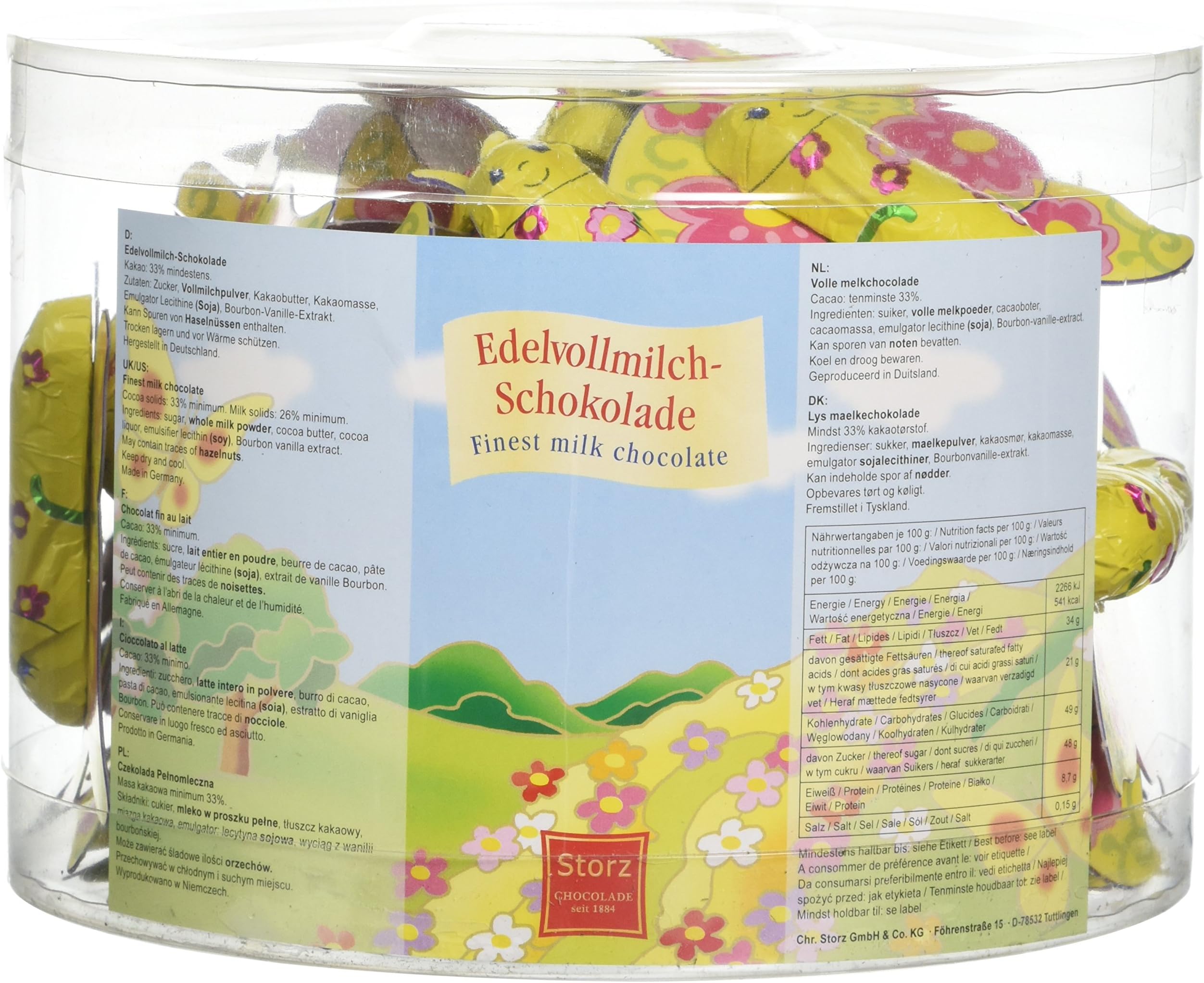Sweet Boutique Storz Drum of 40 Butterflies 250 g (Pack of 1)