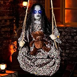 Animatronics Hanging Swinging Doll Floating