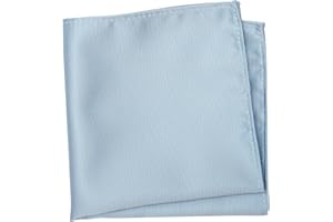 ZENXUS Solid Pocket Square for Men