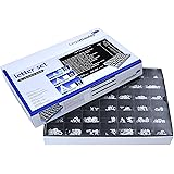 Legamaster7-605200 Grooved Letters, Pack of 560, Assorted in Letter Box, Letter Height 20 mm, White