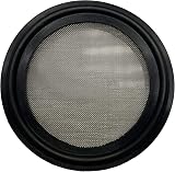 DR.COMPONENT 1.5" Sanitary Tri-Clamp Gasket 2pk Bonded Screen Black EPDM 80 Mesh