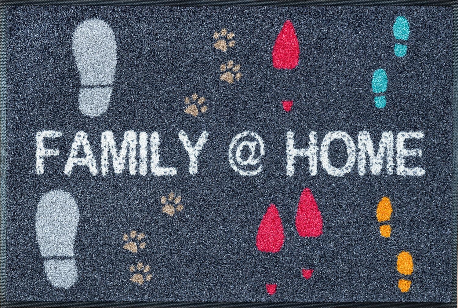 wash+dry Family at Home 060079 Floor Mat 50 x 75 cm, 50 x 75 cm (Rectangular)