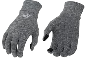 New Balance Lightweight Touchscreen Warm Running Gloves, Anti Slip Men's and Women's Winter Gloves