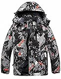wantdo Men's Winter Coat Snow Jacket Waterproof