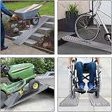 VOUNOT Steel Load Ramp Pair 400 kg 135x23 cm Motorcycle Scooter Quad view 2