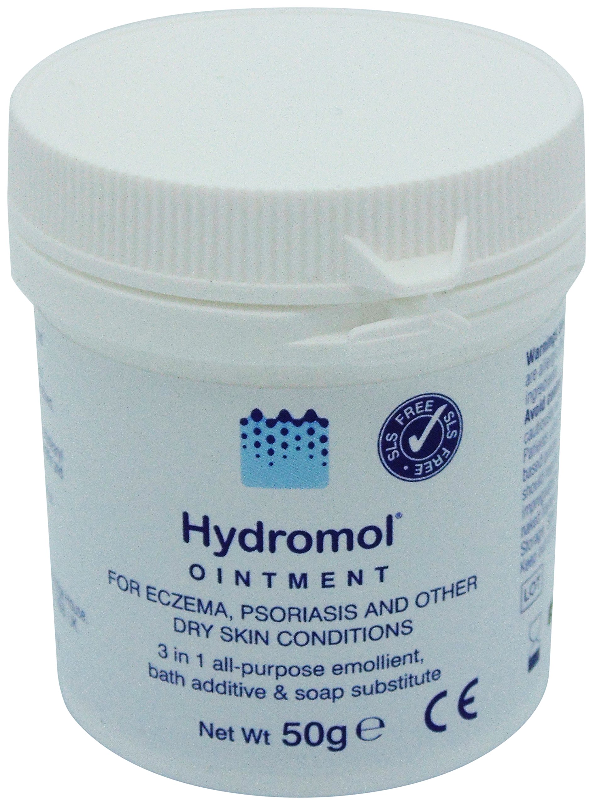 Hydromol Ointment - Intensive Emollient for Very Dry, Itchy Skin – For Psoriasis, Flare-prone Eczema & Dermatitis - Helps Protect & Prevent Moisture Loss - 50g Tub