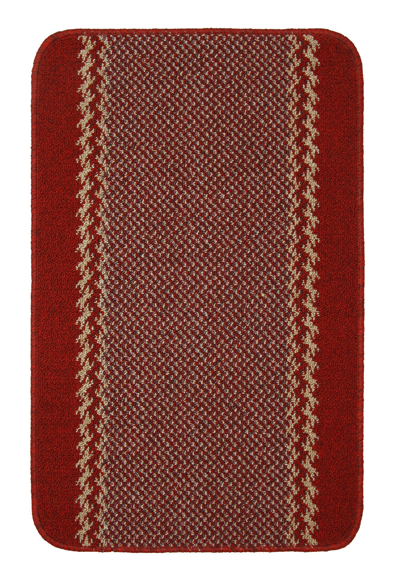 eXtreme Dandy by William Armes, Kilkis Washable Kitchen Mat Non Slip Mat (Red, 80 x 50cm)