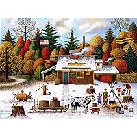Buffalo Games - Charles Wysocki - Vermont Maple Tree Tappers - 1000 Piece Jigsaw Puzzle