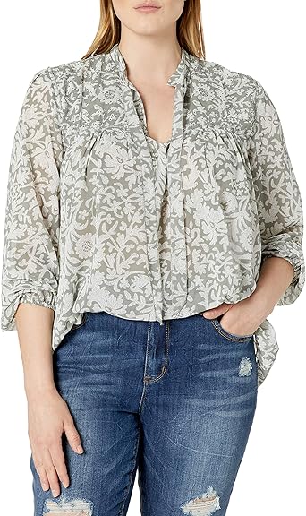 beaded plus size top