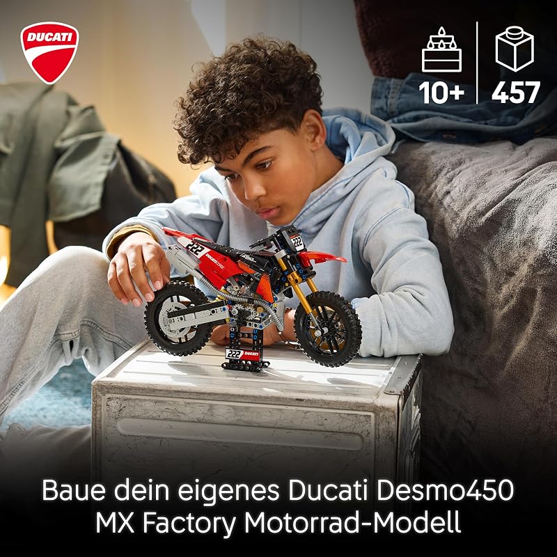 Technic Ducati Desmo450 MX Factory Motorrad 42238